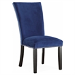 Pemberly Row Contemporary 5-piece Rectangle Dining Set with Blue Chairs