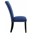 Pemberly Row Contemporary 5-piece Rectangle Dining Set with Blue Chairs