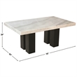 Pemberly Row Contemporary 5-piece Rectangle Dining Set with Black Chairs