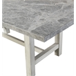 Pemberly Row Modern / Contemporary 5-piece Dining in Gray Marble