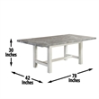 Pemberly Row Modern / Contemporary 5-piece Dining in Gray Marble