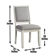 Pemberly Row Modern / Contemporary 5-piece Dining in Gray Marble