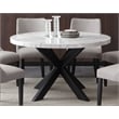Pemberly Row Contemporary 7-piece Complete Dining Set in Black