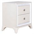 Pemberly Row Contemporary 4-Piece Queen Bedroom Set in Off White