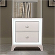 Pemberly Row Contemporary 4-Piece Queen Bedroom Set in Off White