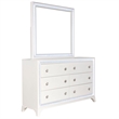 Pemberly Row Contemporary 4-Piece Queen Bedroom Set in Off White