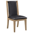 Pemberly Row Contemporary 5-piece Complete Dining Set in Brown