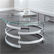 Pemberly Row Modern / Contemporary 3-piece Coffee Table Set in Gray