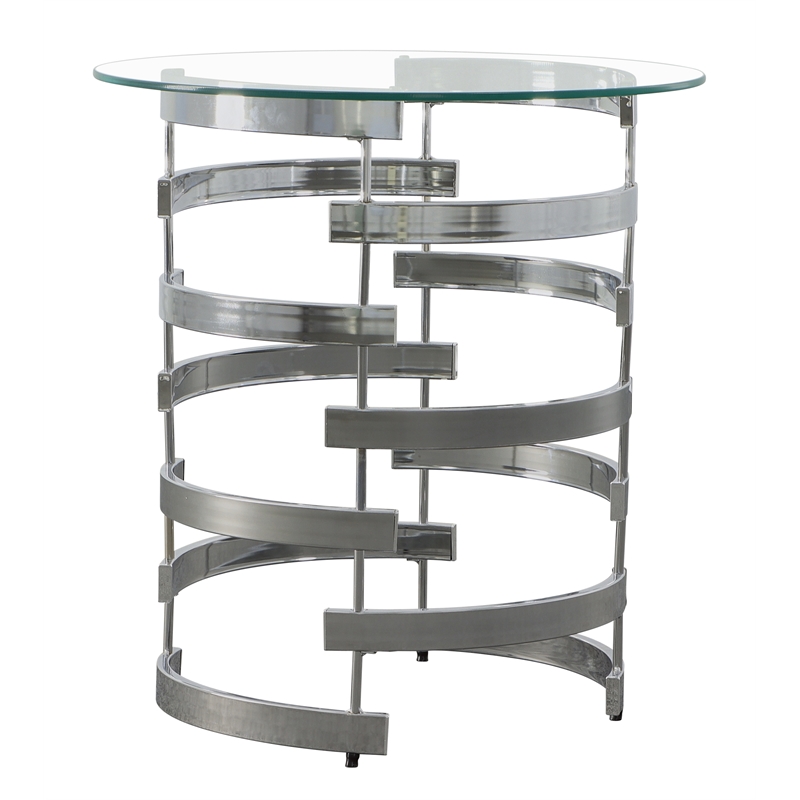 Pemberly Row Modern / Contemporary 3-piece Coffee Table Set in Gray