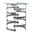 Pemberly Row Modern / Contemporary 3-piece Coffee Table Set in Gray