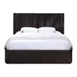 Pemberly Row Engineered Wood Contemporary Queen Bed in Espresso