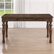 Pemberly Row Contemporary 5-Piece Complete Dining Set in Brown
