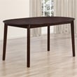 Pemberly Row Oval Table - 7-pieces Dining Table Set in Brown