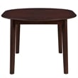 Pemberly Row Oval Table - 7-pieces Dining Table Set in Brown