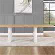 Pemberly Row 7-Piece Dining Set (Table & 6 Side Chairs) in Brown