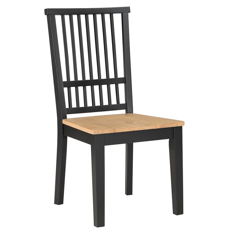 Pemberly Row 7-Piece Dining Set (Table & 6 Side Chairs) in Brown