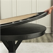 Pemberly Row Counter Table with Game Top & 4 Counter Chairs in Black/Sand