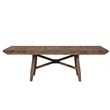 Pemberly Row 5-Piece Rustic Dining Set of 4 Side Chairs & Table