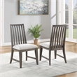 Pemberly Row 5-Piece Rustic Dining Set of 4 Side Chairs & Table
