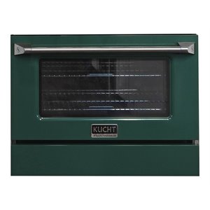 Pemberly Row 30&quot Stainless Steel Oven Door/Kick Plate Accessory in Green