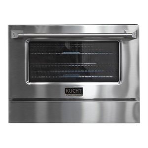 Pemberly Row 36&quot Stainless Steel Oven Door/Kick Plate Accessory in Silver