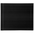Pemberly Row Contemporary Black Finish Boucle Fabric Queen Bed