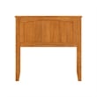 Pemberly Row Contemporary Twin Wood Panel Headboard in Light Toffee