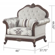 Pemberly Row Traditional 5-Piece Living Room Set Made with wood in Ivory