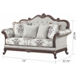 Pemberly Row Traditional 5-Piece Living Room Set Made with wood in Ivory