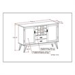 Pemberly Row Solid Hardwood 54 