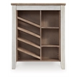 Pemberly Row Counter Height Dining Table w/Wine Rack in White/Light Brown