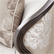 Pemberly Row Transitional Velvet Matching Chair in Porcini/Warm Pecan