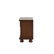Pemberly Row Traditional Wood Vintage Cherry Nightstand in Rustic Cherry