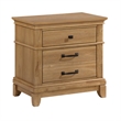 Pemberly Row Transitional 5-Piece Wood King Bedroom Set in Honey