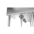 Pemberly Row 12x16x10 Large 3-Compartment Stainless Steel Kitchen Sink in Silver