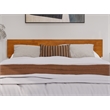 Pemberly Row Queen Platform Bed with Panel Footboard & TXL Trundle in Toffee