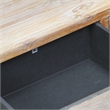 Pemberly Row 3 Tier and Two Drawer Wood and Metal Shelf