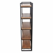 Pemberly Row 5-Tier Metal Framed Wood Shelf