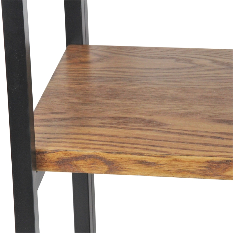 Pemberly Row 5-Tier Metal Framed Wood Shelf
