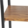 Pemberly Row 5-Tier Metal Framed Wood Shelf