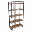 Pemberly Row 5-Tier Metal Framed Wood Shelf