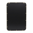 Pemberly Row Rectangular Gold Metal Mirror with Studded Details