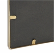 Pemberly Row Curve Top Gold Metal Wall Mirror with Studded Details