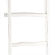 Pemberly Row Rustic White Wood Ladder with 6 Rungs