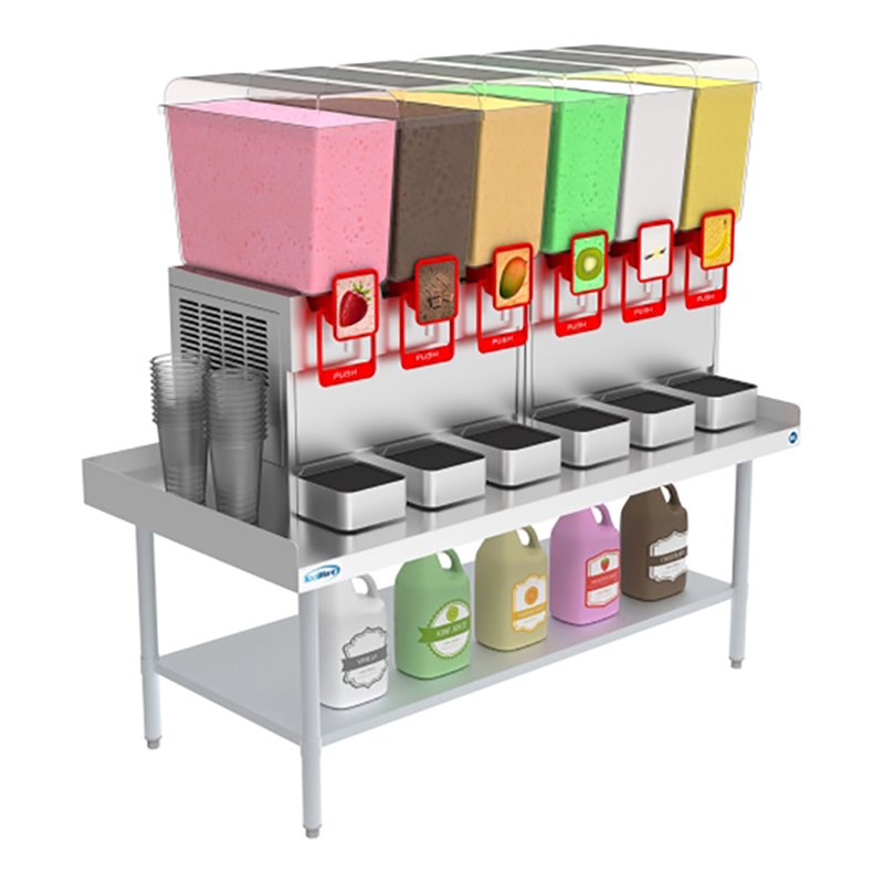 Pemberly Row 30x60 Heavy Duty 16-Gauge Stainless Steel Equipment Stand in Silver