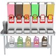 Pemberly Row 30x60 Heavy Duty 16-Gauge Stainless Steel Equipment Stand in Silver