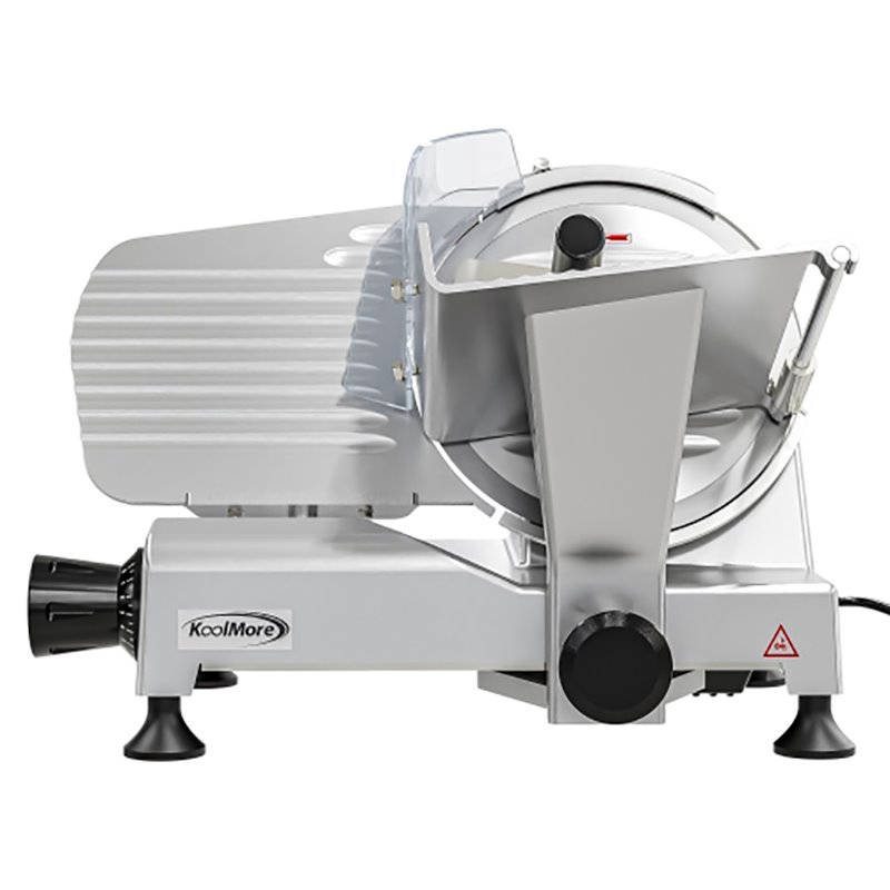 Pemberly Row Silver Stainless Steel Deli Meat Slicer with 9