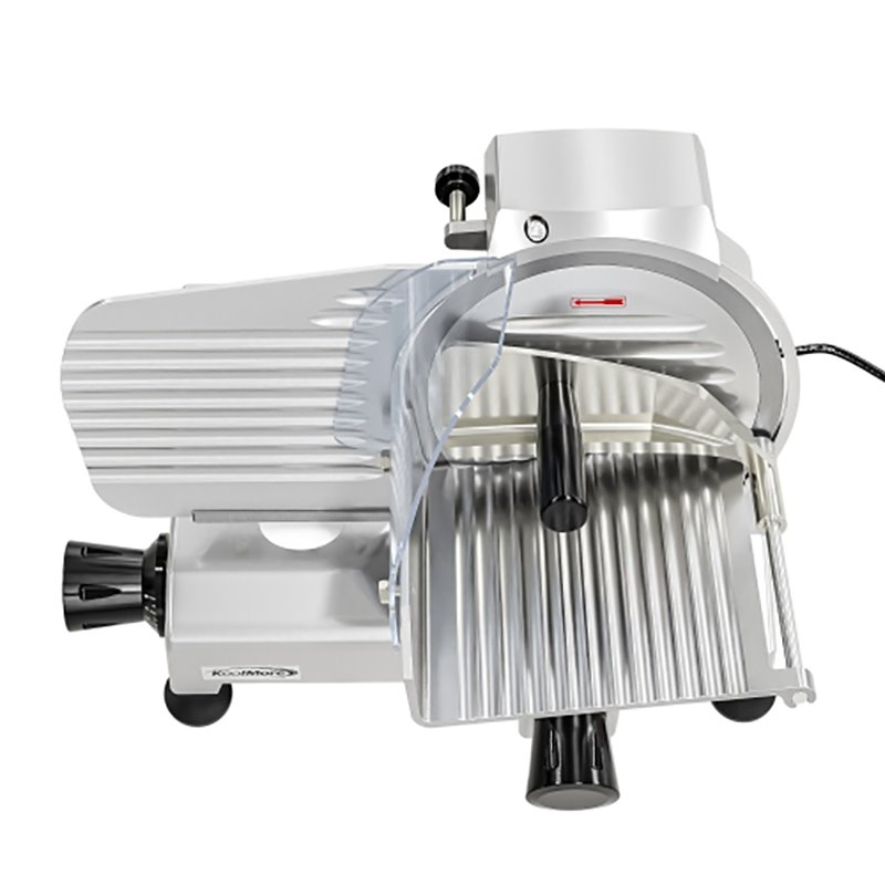 Pemberly Row Silver Stainless Steel Deli Meat Slicer with 9