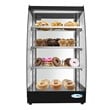 Pemberly Row 4-Tier LED Glass/Steel Bakery Display Pastry Case in Black