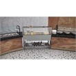Pemberly Row 4 Pan Open Well Electric Steam Table with Undershelf & Sneeze-Guard